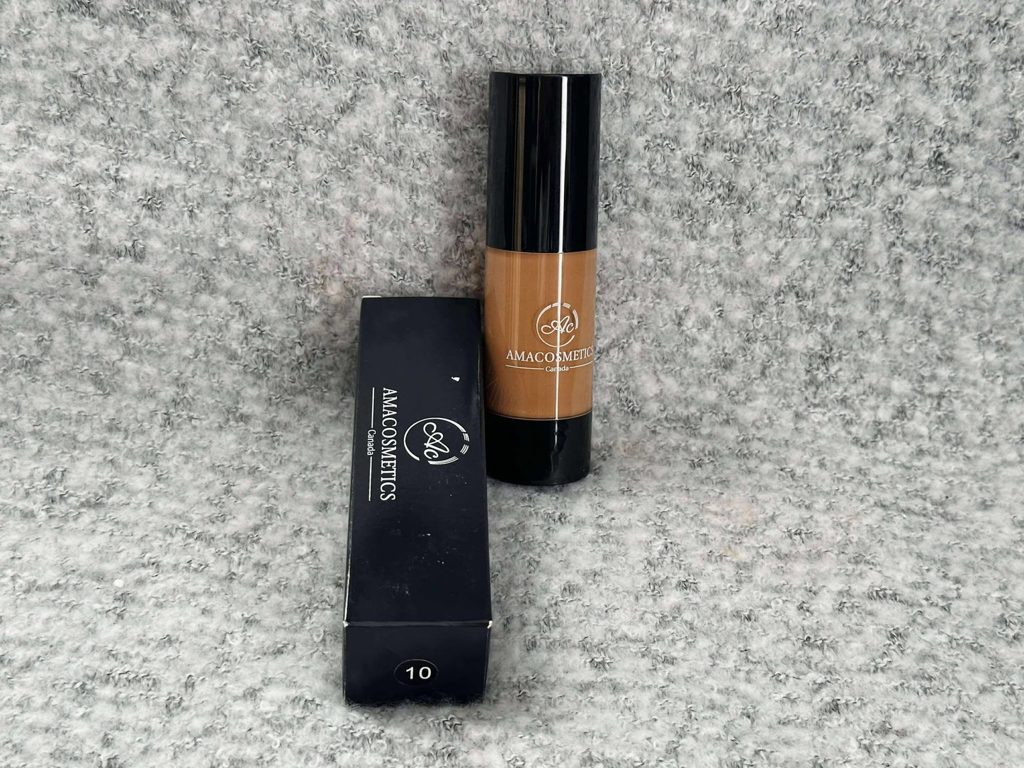 FOND DE TEINT FLUIDE AMACOSMETICS – Teint lumineux & couvrance parfaite | Glow Foundation – Full Coverage & Long Wear