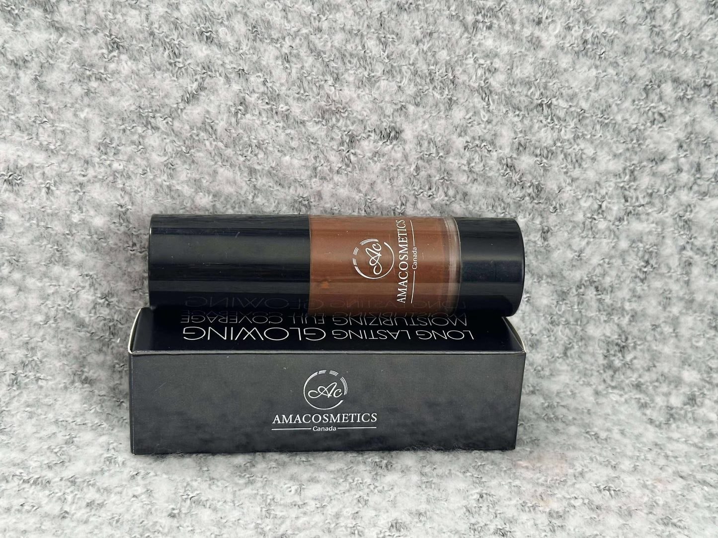 FOND DE TEINT FLUIDE AMACOSMETICS – Teint lumineux & couvrance parfaite | Glow Foundation – Full Coverage & Long Wear